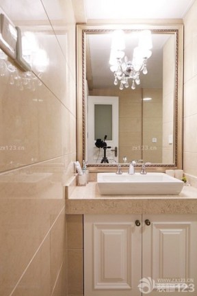 美式家居风格室内洗手池装修效果图片