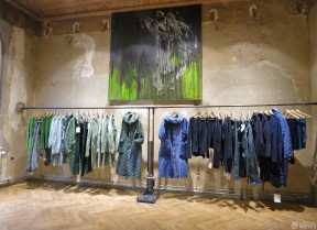 服裝店面設(shè)計(jì) 裝飾畫裝修效果圖片