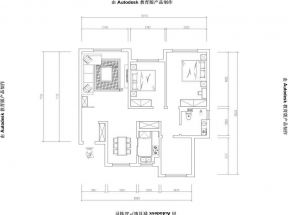 2023特色三居室房子戶型設(shè)計圖片