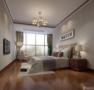 清新简约中式家具卧室装修图