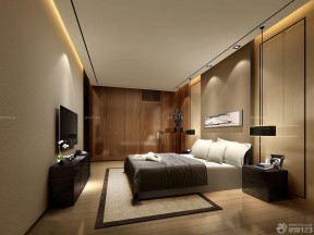 中式卧室背景墙 现代简单装修