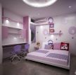 儿童房卧室墙面置物架装修效果图片