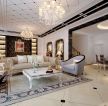 欧式新房客厅白色茶几装修设计效果图片