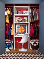 现代家装儿童房卧室衣柜设计效果图