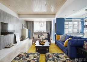 时尚美式家居风格组合沙发装修效果图片