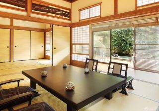 日式茶楼最新室内装修设计效果图