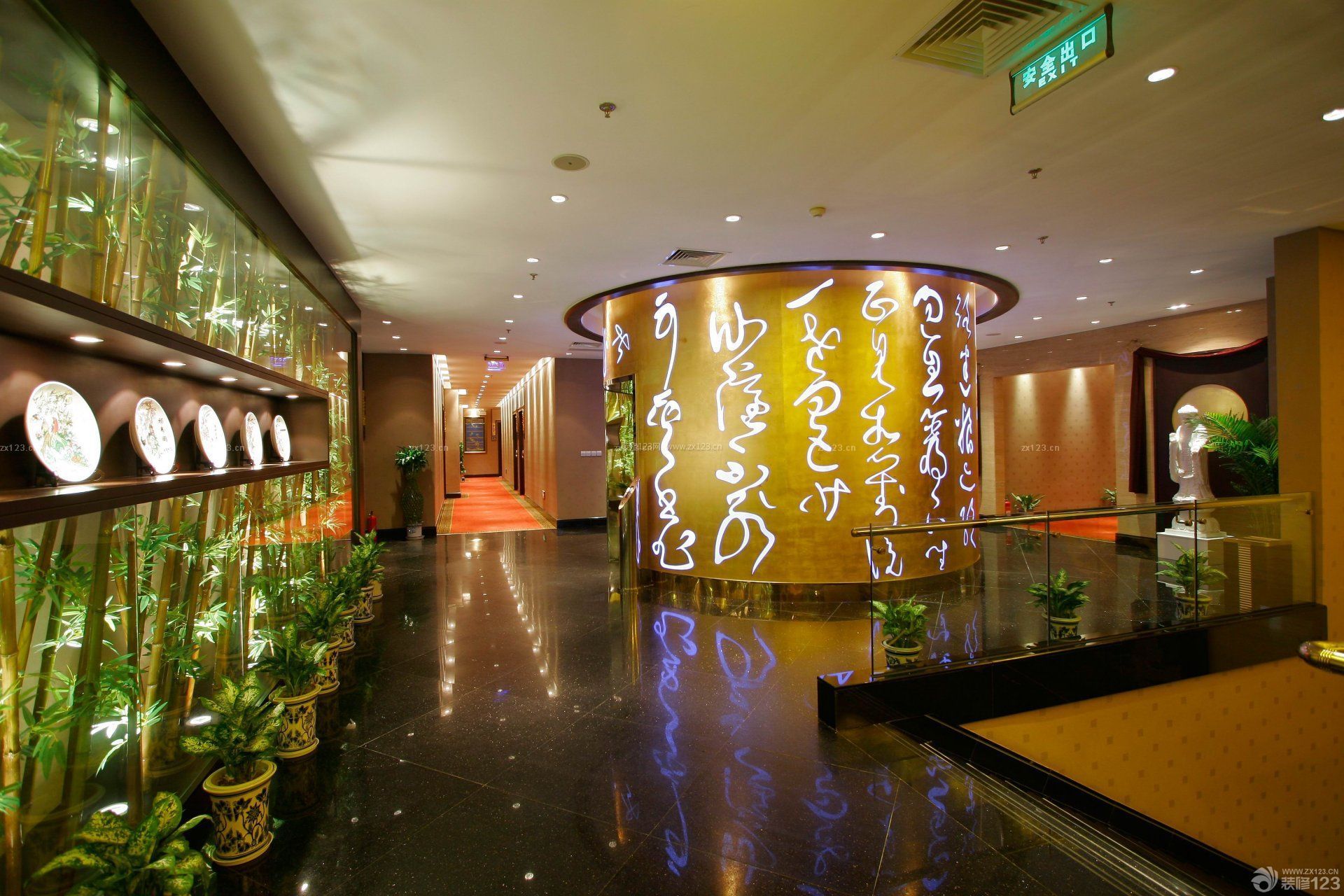 飯店大堂裝修室內(nèi)裝飾設(shè)計(jì)效果圖