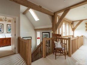 中式楼梯设计 木屋小别墅