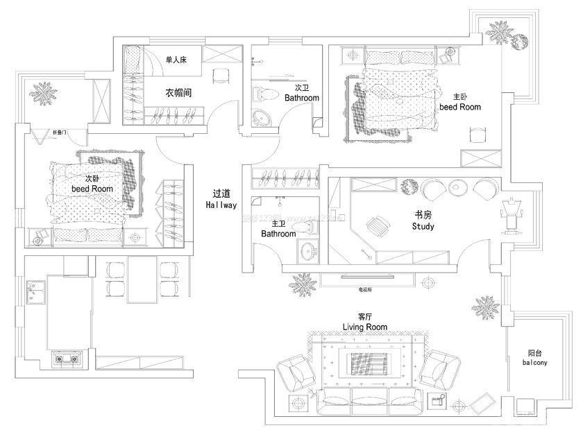 最新家裝房子戶型圖欣賞