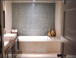 小卫生间实景 浴室装修马赛克图片