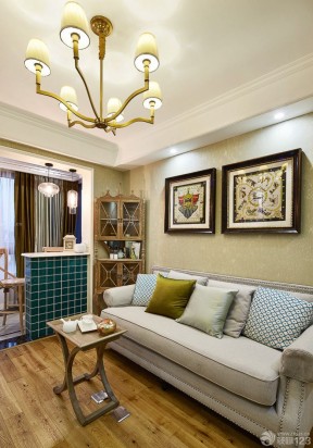 美式家居风格多人沙发装修效果图片