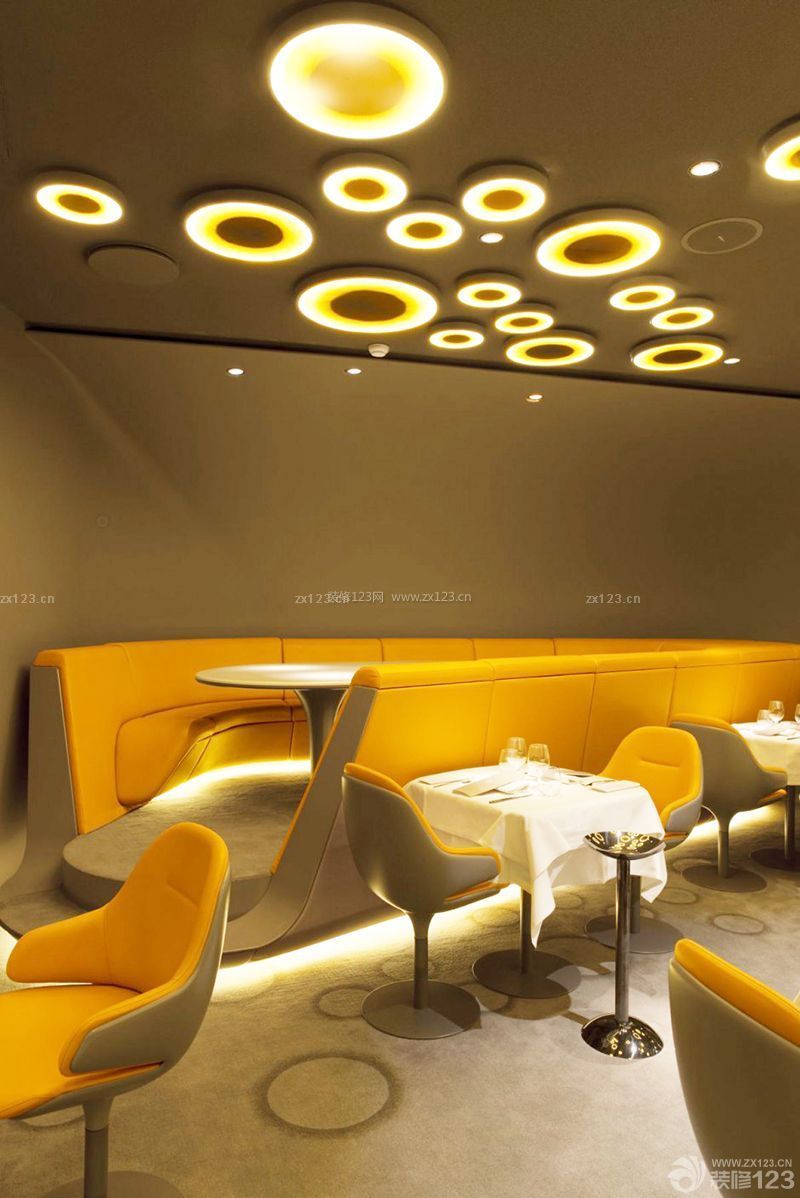现代风格50平米小饭店室内装修效果图片