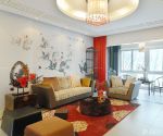 新中式风格客厅家居颜色搭配装修图片