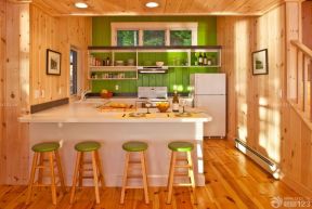 小户型半开放式厨房 现代装修风格