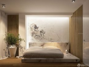 室內(nèi)簡約風(fēng)格 床頭背景墻裝修效果圖片