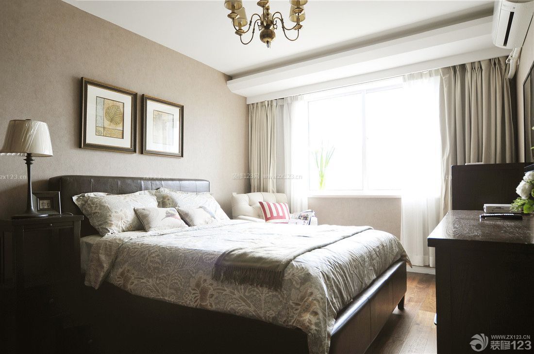 简单美式卧室风格图片