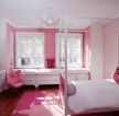 温馨粉色女生卧室壁纸装修效果图