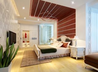现代欧式混搭风格卧室家具设计效果图