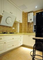 美式风格厨房装修样板房图片