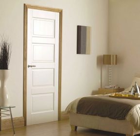 现代简约欧式风格卧室门装修效果图