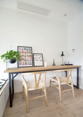 家装北欧风格书桌写字台图片