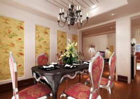 歐式家具風(fēng)格 家裝餐廳設(shè)計(jì)效果圖