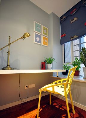 现代美式家居书桌写字台装修效果图片