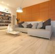 现代设计简约客厅地板装修图