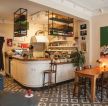 欧式咖啡店收银台装修效果图片