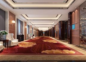酒店走廊 地毯装修效果图片