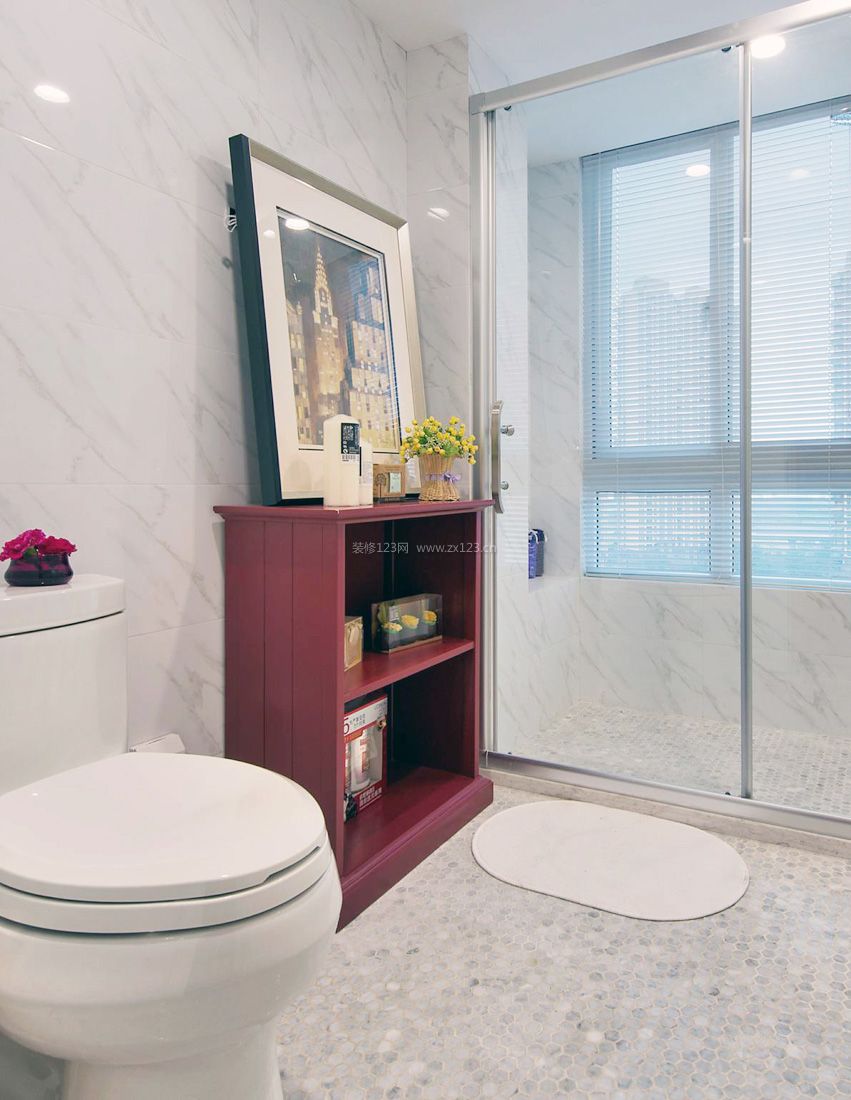 100平米两室两厅户型浴室装修设计图片
