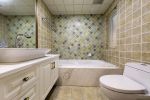 美式风格家居卫生间瓷砖颜色装修图片