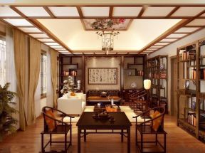 中式客廳吊頂裝修效果圖片 現(xiàn)代中式風(fēng)格
