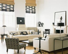 现代简约客厅 美式布艺沙发