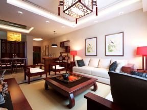 中式客廳家裝 現(xiàn)代時(shí)尚裝修