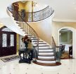 豪华别墅旋转楼梯装修设计效果图片