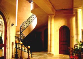 豪华别墅楼梯设计 私人会所设计图片