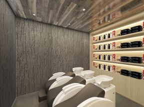 美發(fā)店門面裝修圖 背景墻設(shè)計(jì)