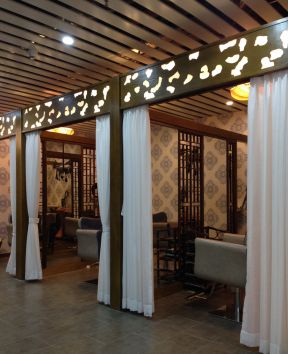 美發(fā)店門面裝修圖 室內(nèi)隔斷