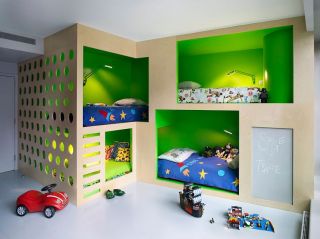 小户型创意家居男孩儿童房设计图片