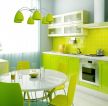 时尚绚丽绿色厨房图片