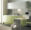 现代简约设计绿色厨房图片