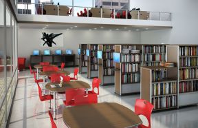 现代书馆设计 小户型桌椅
