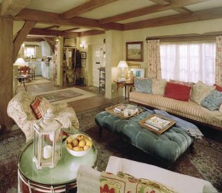 现代美式乡村风格客厅田园沙发装修效果图片