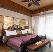 东南亚宜家家居卧室家具双人床装修效果图片