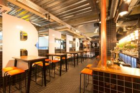 餐飲店面裝修效果圖 室內(nèi)背景墻效果圖