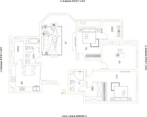 現(xiàn)代簡單戶型平面圖