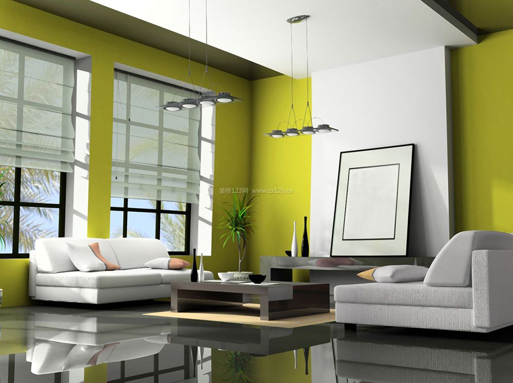 现代风格客厅颜色搭配效果图大全