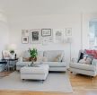 简约风格小户型客厅沙发背景墙装饰画效果图大全