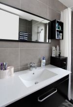 洗手间设计灰色瓷砖贴图